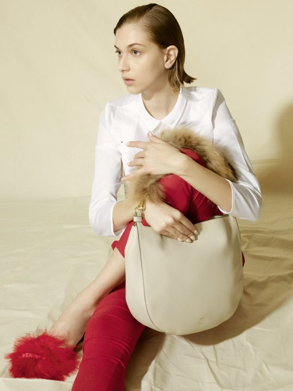 Erica-Fur Offwhite M